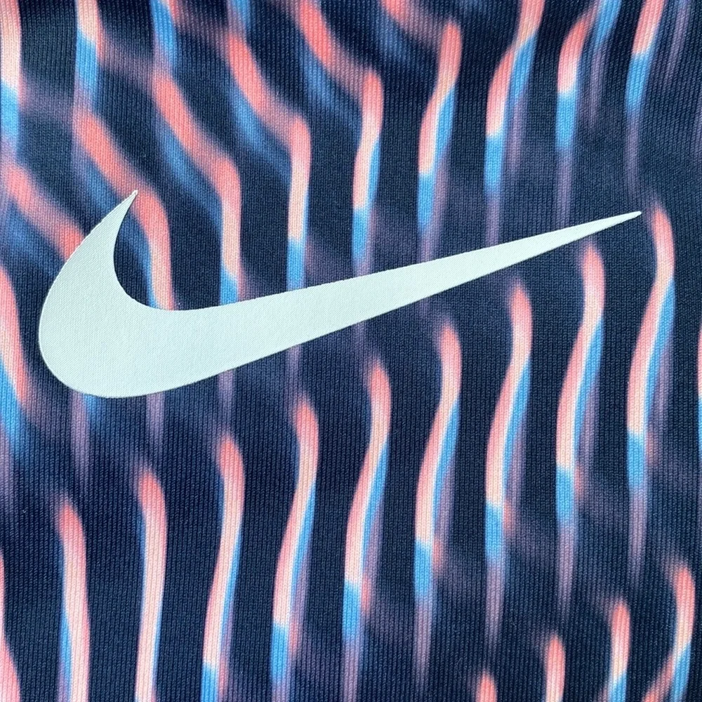 Nike Dri-Fit Racerback Sports Bra Swoosh Logo